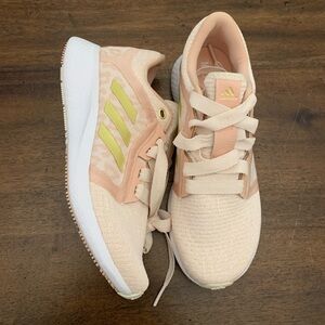 Adidas Edge Lux Women’s 6.5 Shoes Sneakers Pink Gold New Never Worn